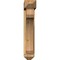 Ekena Millwork Legacy Arts and Crafts Rough Sawn Bracket w/ Offset Brace, Western Red Cedar, 6"W x 24"D x 32"H BKT0604X24X32LEC03RWR - alternate 4